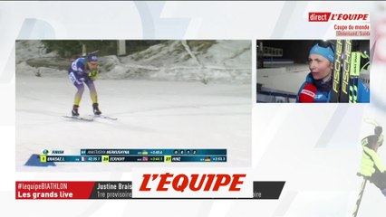 Braisaz «Avant le départ, j'étais terrorisée» - Biathlon - CM (F)
