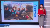 طفلة سورية تتقمص دور مراسلة تلفزيونية في مخيمات الشمال لنقل معاناة أقرانها - FOLLOW UP
