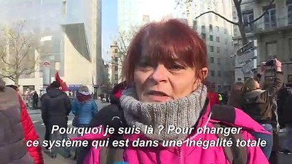 Retraites: forte mobilisation dans les rues de Lyon