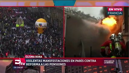 Movilizaciones y huelga en Francia para rechazar reformas de Macron