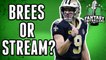 Fantasy Football Week 14  - Start or Sit Drew Brees vs 49ers?