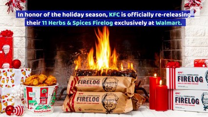 KFC to Bring Back 11 Herbs & Spices Firelog