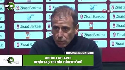 Abdullah Avcı: "Oyun beni memnun etmedi"