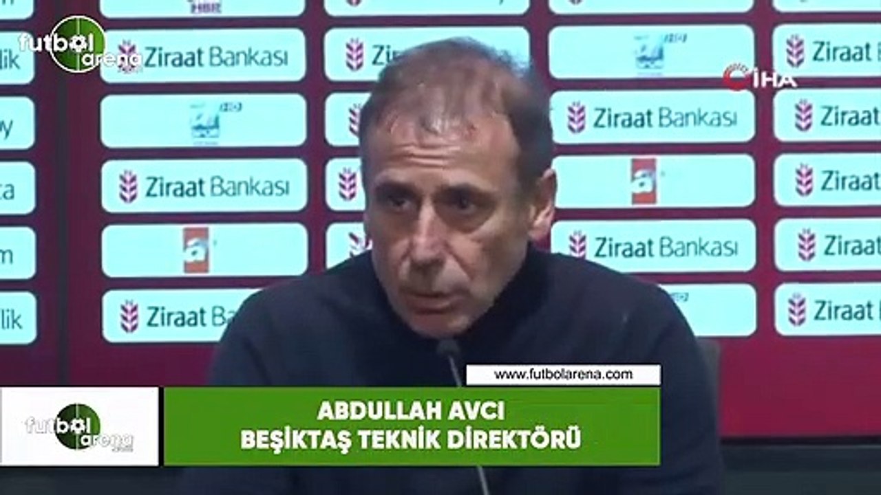 Abdullah Avcı: "Oyun beni memnun etmedi"