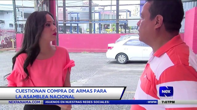 Cuestionan compras de armas para la Asamblea Nacional - Nex Noticias
