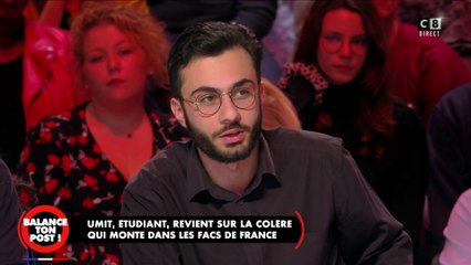 Umit, étudiant de 19 ans réclame un revenu étudiant à hauteur de 800/900 euros par mois
