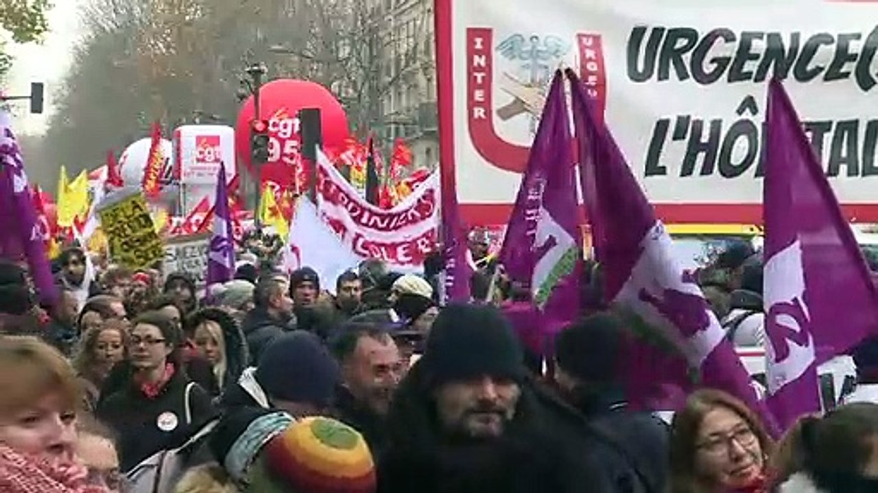 Huelga y movilizaciones masivas para decir "no" a reforma de pensiones en Francia