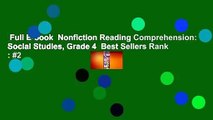 Full E-book  Nonfiction Reading Comprehension: Social Studies, Grade 4  Best Sellers Rank : #2
