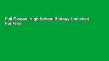 Full E-book  High School Biology Unlocked  For Free
