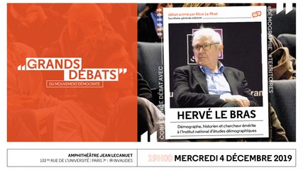Les Grands Débats - Hervé Le Bras - 041219