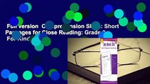 Full version  Comprehension Skills: Short Passages for Close Reading: Grade 2  For Kindle