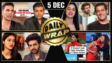 Akshay Upset With Karan Johar, Ananya REJECTS Kartik Aaryan, Priyanka Chopra UNICEF | Top 10 News