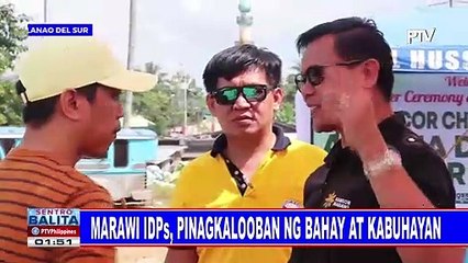 Marami IDPs, pinagkalooban ng bahay at kabuhayan