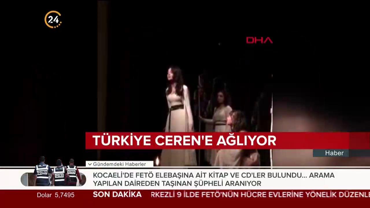 Türkiye alçak bir saldırıya kurban giden 20 yaşındaki Ceren'e ağlıyor