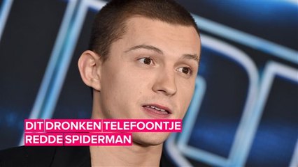 Tom Holland redde Spiderman toen hij dronken was