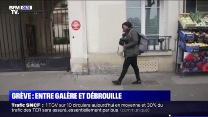 Marche à pied, vélo, trottinette, scooter... Les Parisiens redoublent d'effort pour se déplacer durant la grève
