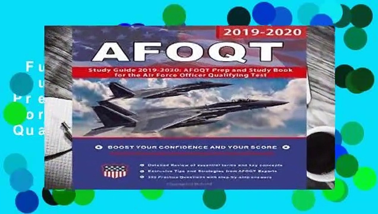 Full version  AFOQT Study Guide: AFOQT Prep and Study Book for the Air Force Officer Qualifying