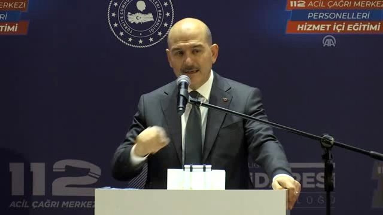 Soylu: "112 çağrı merkezlerimize gelen toplam çağrı sayısının yüzde 68'i asılsız ihbar"
