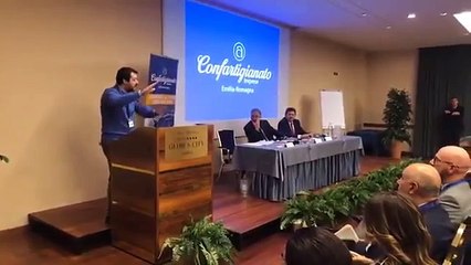Salvini a Forlì, ospite di Confartigianato (05.12.19)