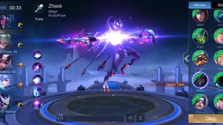 Mobile Legends Bang Bang Zhask Hero Gameplay