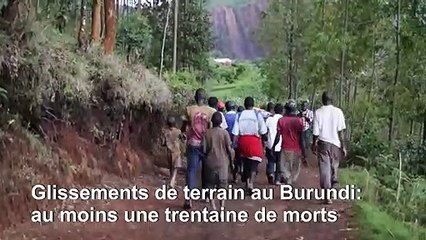 Burundi: au moins 38 morts dans des glissements de terrain