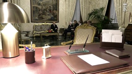 Mattarella riceve nuovi ambasciatori Algeria, Kosovo, Panama e Guatemala (05.12.)