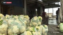 İdlib'de esnaf pazar yerini eski haline getirmeye çalışıyor