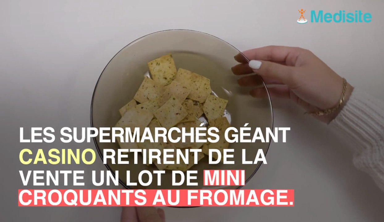 Des biscuits apéritifs Casino BIO retirés la vente en raison d'un dangereux allergène