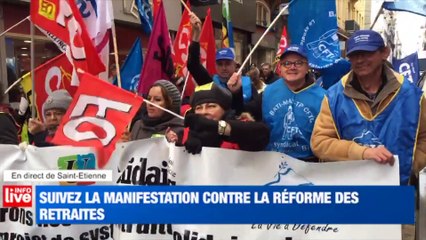 5 décembre : entre 10 000 et 22 000 personnes à Saint-Etienne