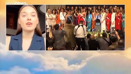 Ukrainian beauty queen who was forced to give up crown sues for discrimination