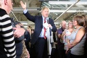 Prime Minister Boris Johnson visits Derbyshire
