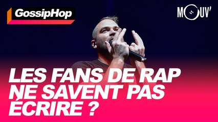 Les fans de rap ne savent pas écrire ?