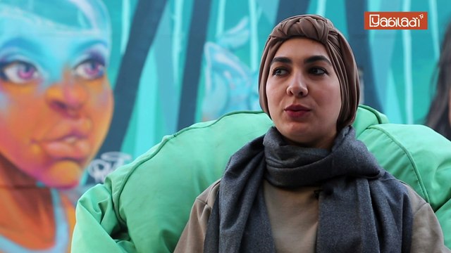 سارة وإيمان وفن الغرافيتي