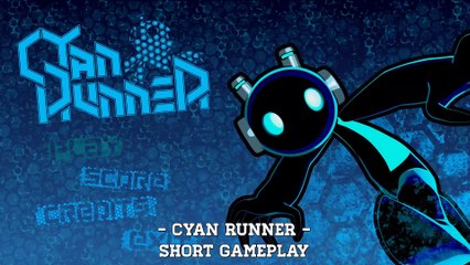 Cyan Runner - Gameplay (minimalist endless runner)