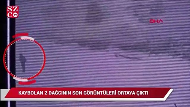 Uludağ’da kaybolan iki dağcının son görüntüleri ortaya çıktı