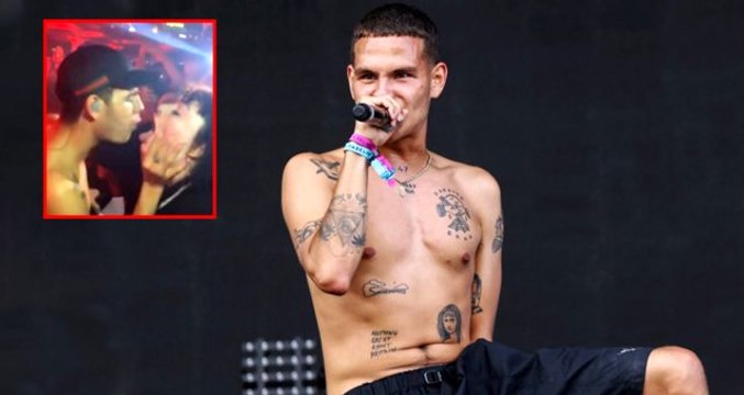 Rapçi Slowthai, gösterisinde bir kadın hayranının ağzına tükürdü