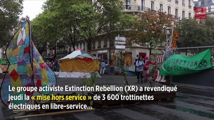 « Briseuses de grève » : 3 600 trottinettes sabotées par Extinction Rebellion