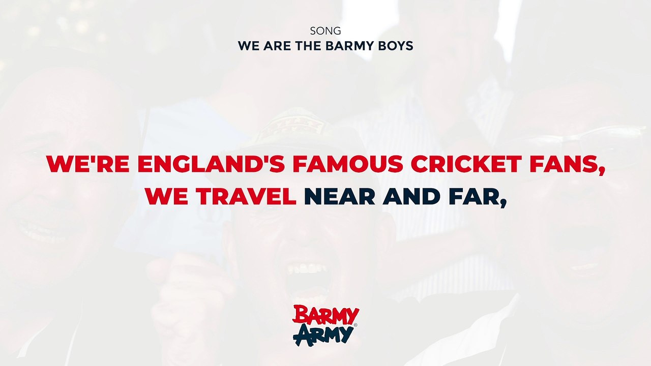 We are the Barmy Boys