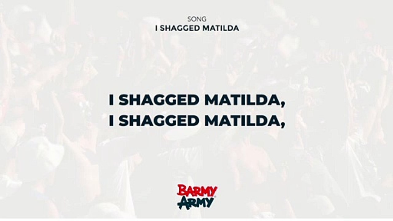 I Shagged Matilda