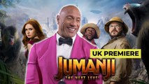 Dwayne Johnson and Jumanji cast at UK Premiere