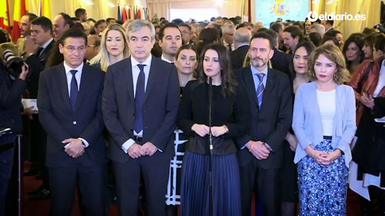 Arrimadas afea a Sánchez que negocie con los independentistas: "Los que sí defendemos los valores de la Constitución debemos estar unidos"