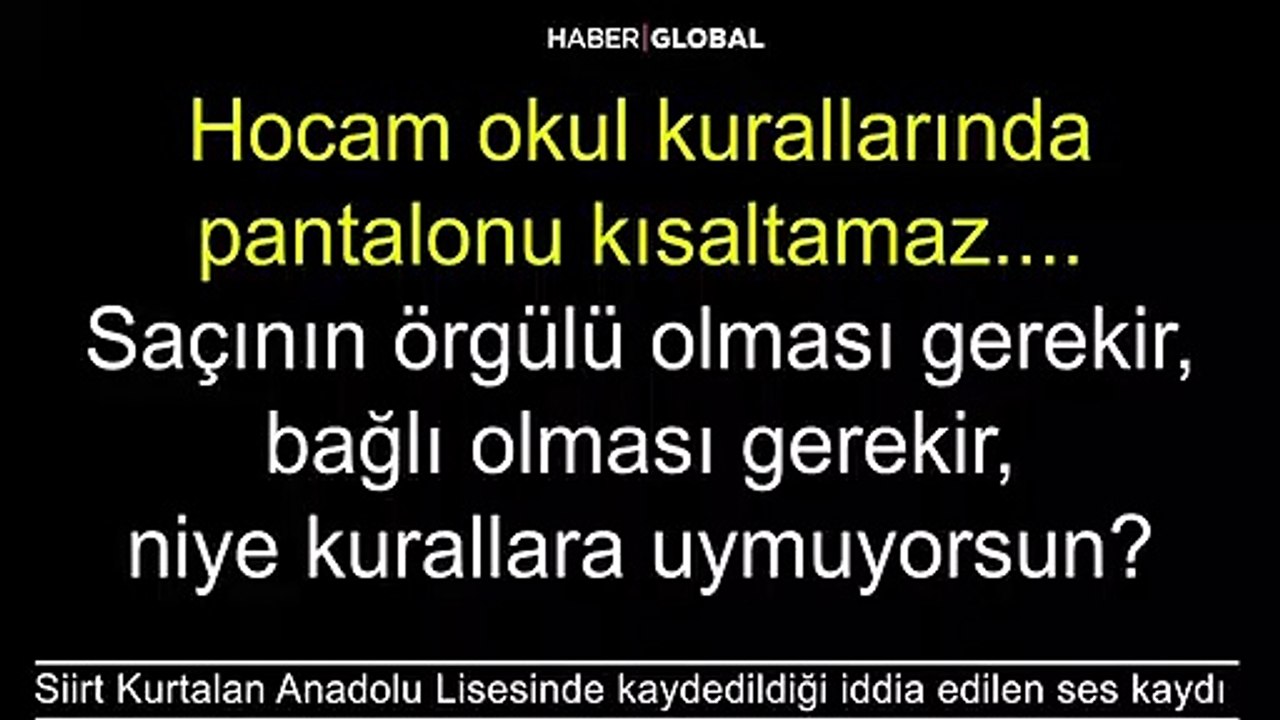 Öğrencilerin 'etek ve pantolon boyu ölçen müdür' görevden alındı