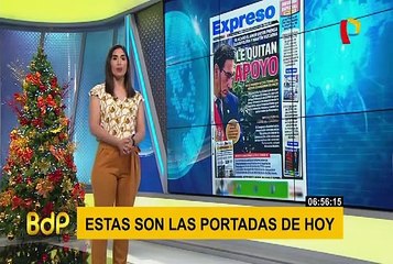 Estas son las portadas de los principales diarios este viernes 6 de diciembre