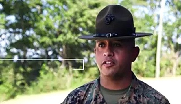 How Marine recruits train inside a tear gas chamber at boot camp in Parris Island