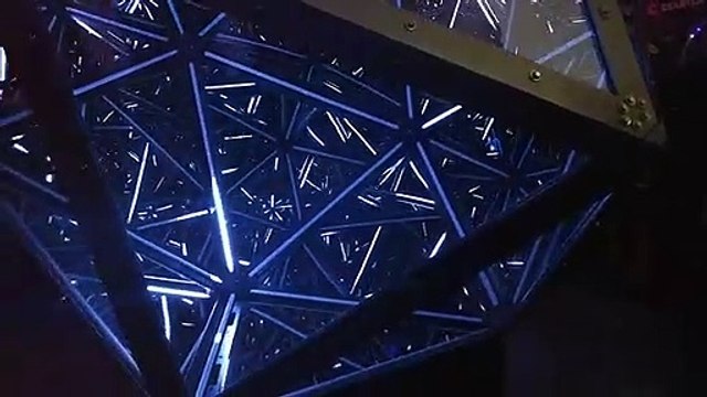 Installation MicroCOSMOS à la fête des Lumières à Lyon