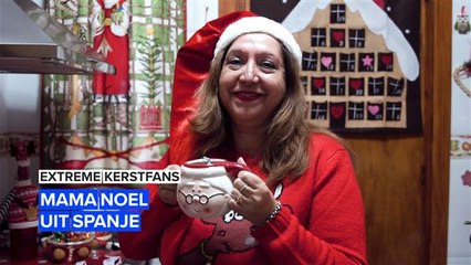 Mama Noel heeft 6000 kerstspullen in haar huis
