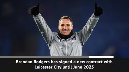 Rodgers signs new Leicester City contract