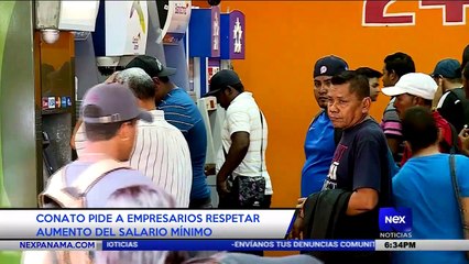 Download Video: CONATO pide a empresarios respetar aumento del salario mínimo - Nex Noticias