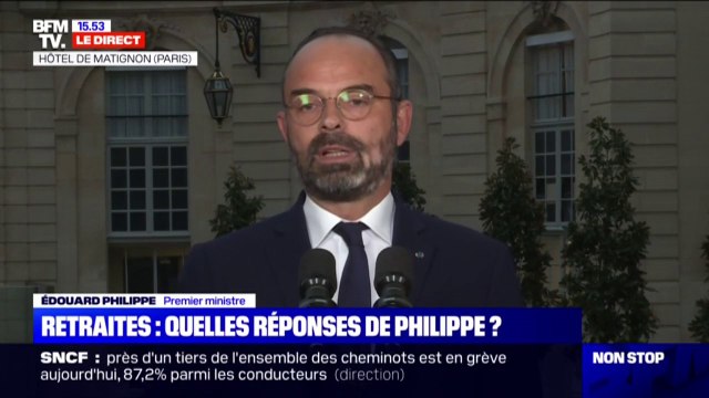 Réforme des retraites : Ma logique ne sera jamais la confrontation , déclare Édouard Philippe, qui déplore les fake news