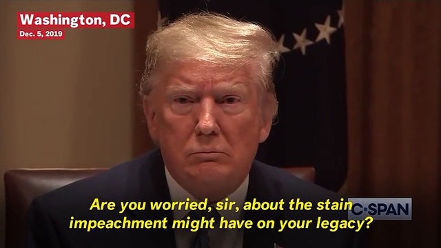 Trump Not Worried About Impeachment, Calls It A 'Big, Fat Hoax'